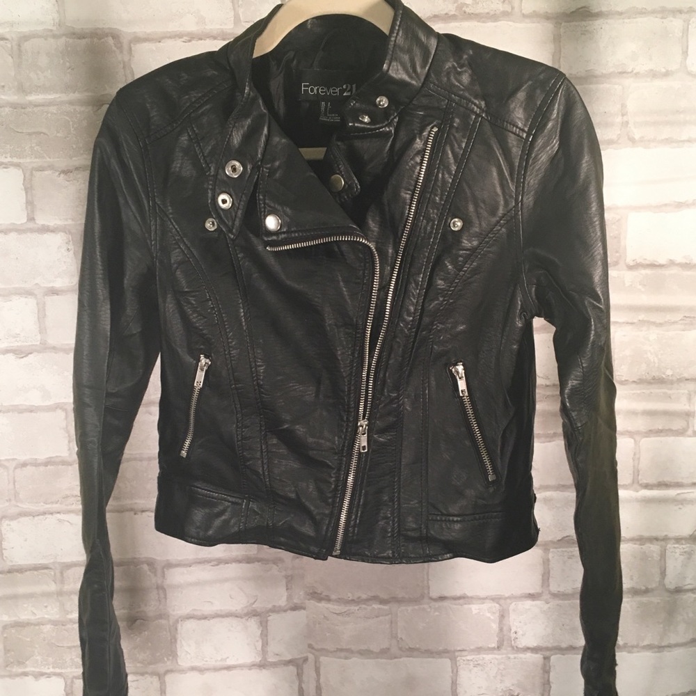 Forever 21 Faux Leather Jacket!!!